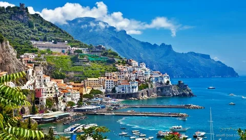 Croisière en bateau depuis Salerne vers Amalfi et Positano sur la Côte Amalfitaine